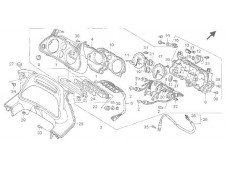 Carcasa superior de relojes  Honda Cbr dual 1000 1993-1999