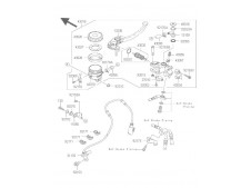 Bomba freno delantero Kawasaki Zx10 r 1000 cc 2011 - 2015