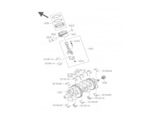 Biela completa Kawasaki Zx10 r 1000 cc 2011 - 2015