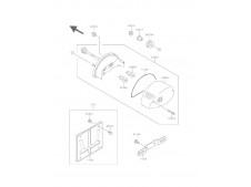 Piloto trasero  Kawasaki Zephyr 750 1990-1998