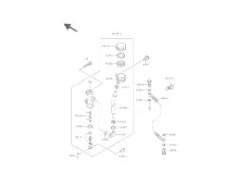 Bomba freno trasero  Kawasaki Zephyr 750 1990-1998