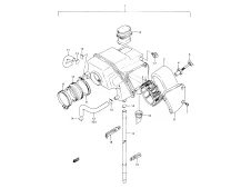 Caja filtro aire Suzuki DR 650 RS 1990 - 1994