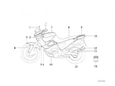 Aireador derecho Bmw F65 650 cc 1994 - 1996
