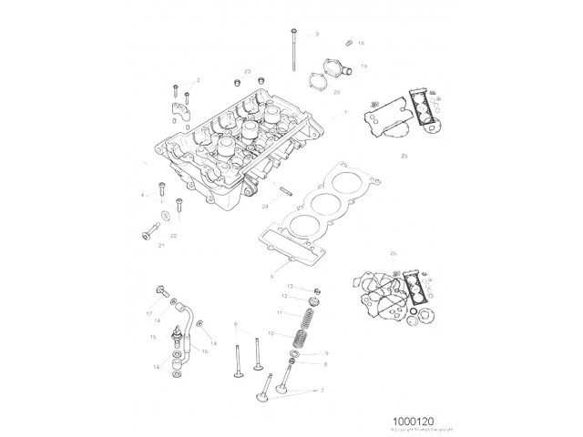 Sensor presion aceite Triumph Tiger 955 2001-2002