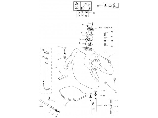 Deposito gasolina Triumph Tiger 955 2001-2002
