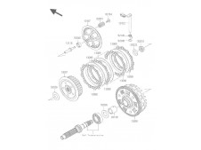 Campana embrague Kawasaki er6n abs 650 2009-2011