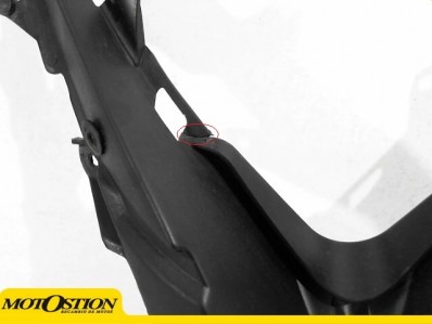 Carenado superior central Kawasaki Er6 f 650 abs 2009 - 2011