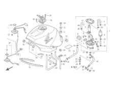 Aforador Honda cbr 1100 xx 1999 - 2001