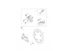 Disco freno trasero Triumph tiger 955 2005 - 2006