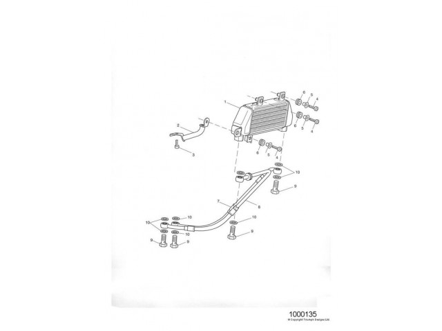 Latiguillo aceite izquierdo Triumph tiger 955 2005 - 2006