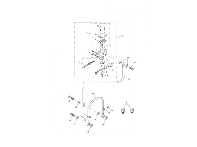 Latiguillo freno delantero Triumph tiger 955 2005 - 2006
