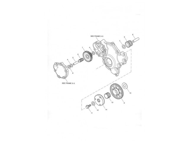 Piñon motor arranque Triumph tiger 955 2005 - 2006