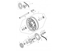 Porta coronas Triumph tiger 955 2005 - 2006