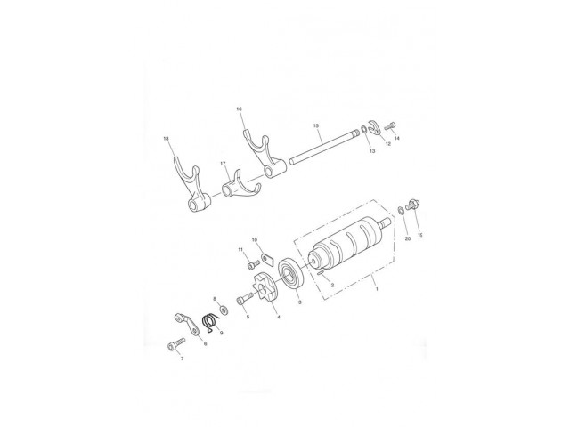 Sensor punto muerto Triumph tiger 955 2005 - 2006