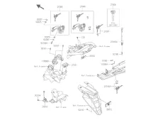 Sensor anticaida o inclinacion Kawasaki Z 800 e 2013 - 2016