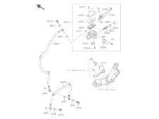 Latiguillos freno delantero Kawasaki Z 800 e 2013 - 2016