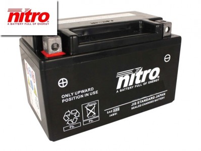 Batería ktm duke 620 lc4-e año 1996 Nitro ytx9-bs gel 