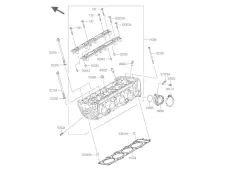 Toma de admision Kawasaki Z 800 e 2013 - 2016