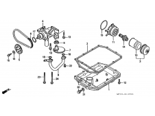 Intercambiador aceite Honda Pan european 1100 1990-2000