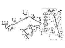 Latiguillo freno trasero Honda Pan european 1100 1990-2000