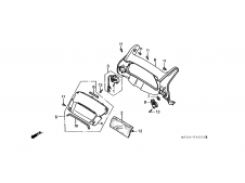 Embellecedor cupula Honda Pan european 1100 1990-2000