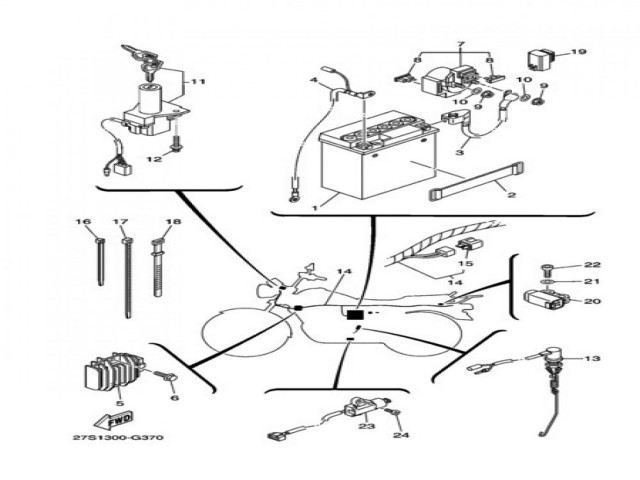 Cdi Yamaha Ybr 125 classic sp 2008 - 2014