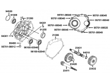 Grupo trasero Kymco Xciting 500, I evo, i r abs, i  afi  2005 - 2017