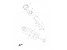 Piston Yamaha fz6 s 600 abs 2007-2009