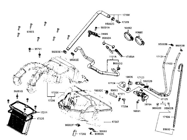 Caja Filtro de Aire Kymco AK 550 2017 - 2021