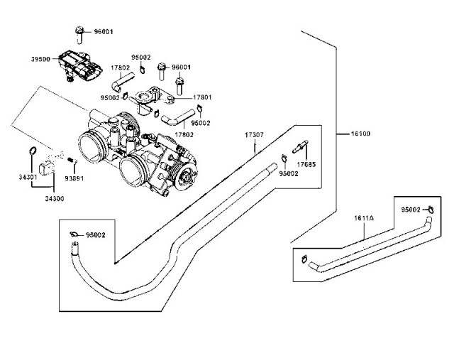 Sensor Temperatura del Aire y Presion Atmosferica Kymco AK 550 2017 -