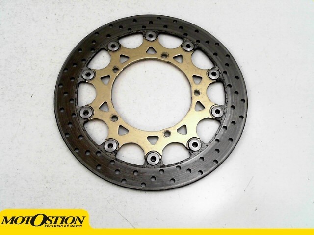 Disco freno delantero dorado YAMAHA R1 1000 2004-2006  despiece de moto