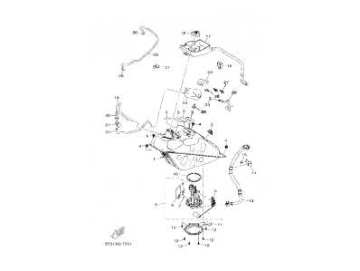 Valvula Controlador de Gases del Deposito de Gaolina Yamaha xmax 300 