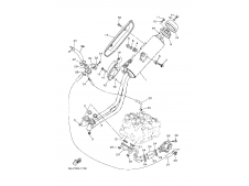 Silenciador  Yamaha tmax 500 2001 - 2003