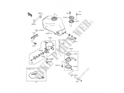 Aforador Kawasaki zr7 n 1999 - 2003