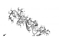 Faldón derecho Honda cbr 900 1996 - 1997