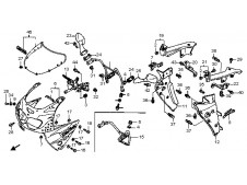Bandeja superior izquierda Honda cbr 900 1996 - 1997