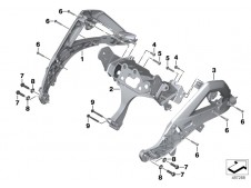 Soporte cupula izquierdo Bmw R 1250 GS 2012 - 2020
