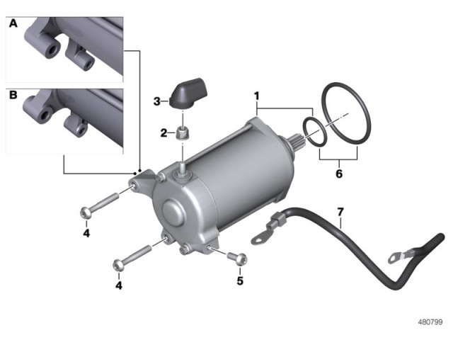 Motor arranque Bmw R 1250 GS 2012 - 2020