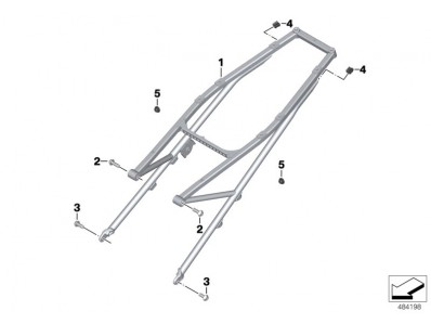 Subchasis Bmw R 1250 GS 2012 - 2020