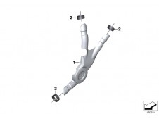 Embellecedor bastidor derecho  Bmw R 1250 GS 2012 - 2020