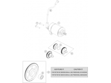 Corona bendix Ktm Duke 125 ABS 2013 - 2016