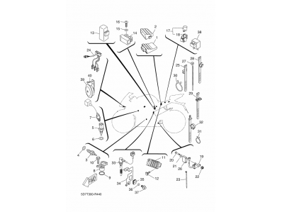Sensor temperatura Yamaha YZF-R125 ABS 2014 - 2016