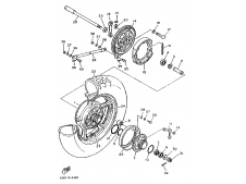 Porta zapatas Yamaha virago 750 1988-1992
