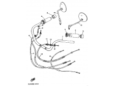 Cable acelerador Yamaha virago 750 1988-1992