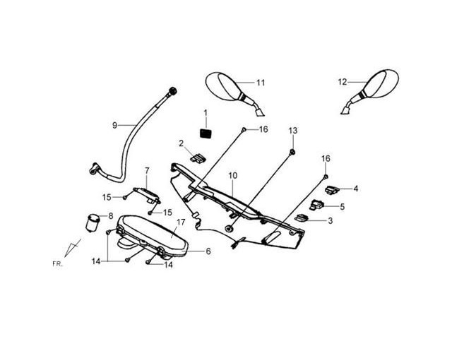 Relojes completos Sym hd 125 evo 2010 - 2014