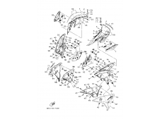 Aireador izquierdo Yamaha MT 09 Tracer 900 ABS 2018 - 2020