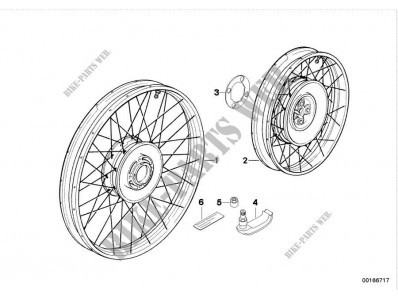 Rueda trasera Bmw r1200 gs 2005 - 2007