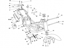 Cacha derecha Ducati monster 600 1998 - 1999