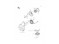 Bendix de arranque completo original Kawasaki ER-6F 650 2012 - 2015