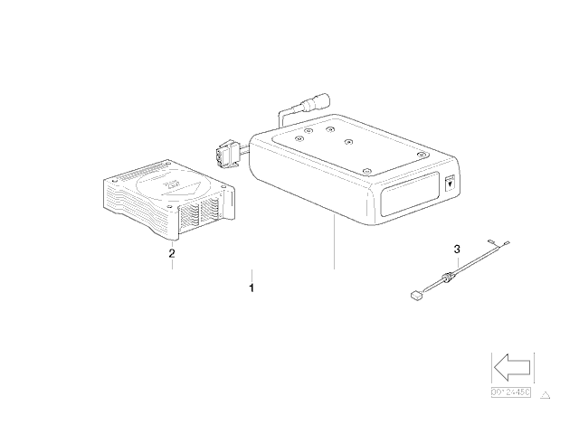 Display radio cd Bmw K1200 LT 2003 - 2008